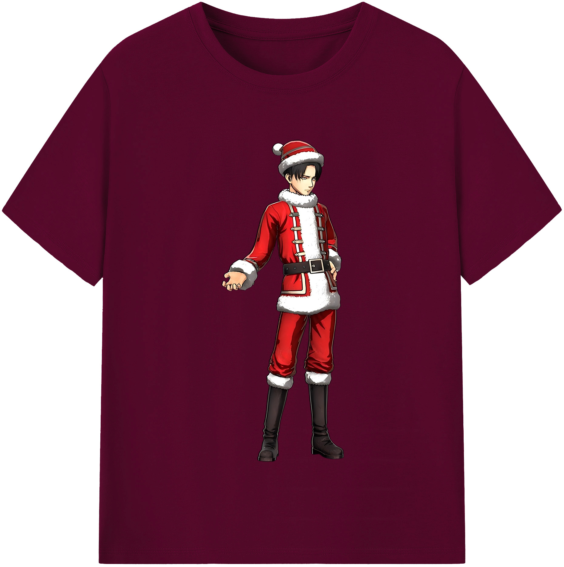 （画像用） 進撃の巨人 リヴァイ·アッカーマン Attack on Titan Levi Ackerman レディースカジュアルプリントTシャツ（綿100％）